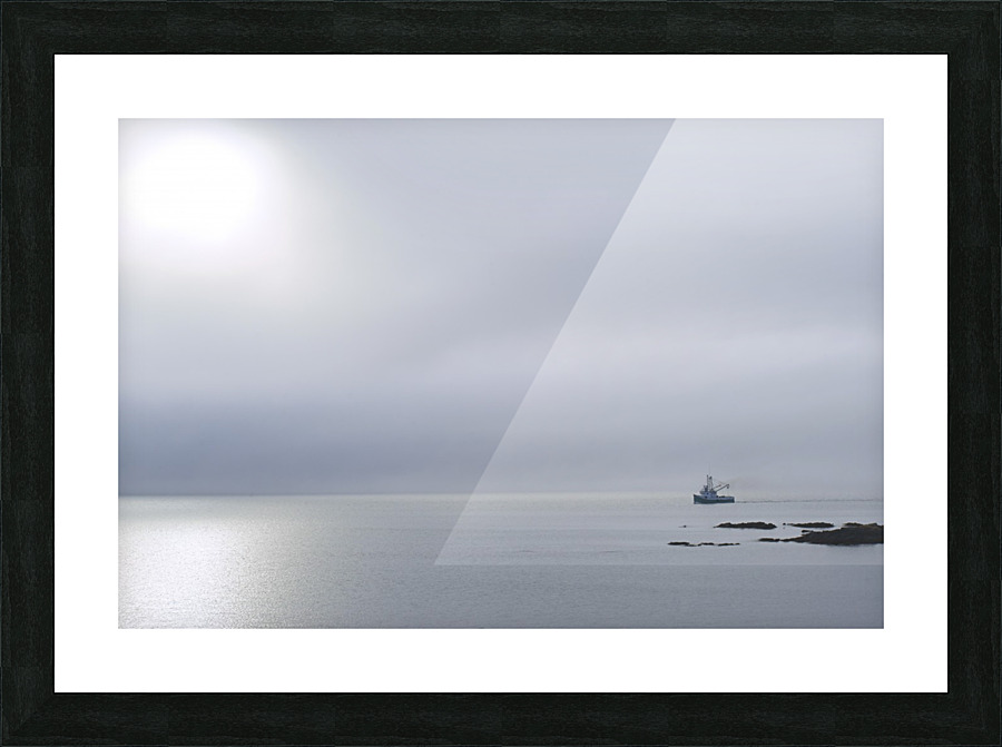 steaming home Picture Frame print