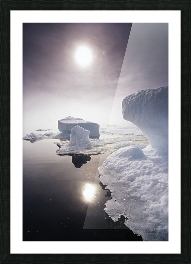 sea ice Picture Frame print