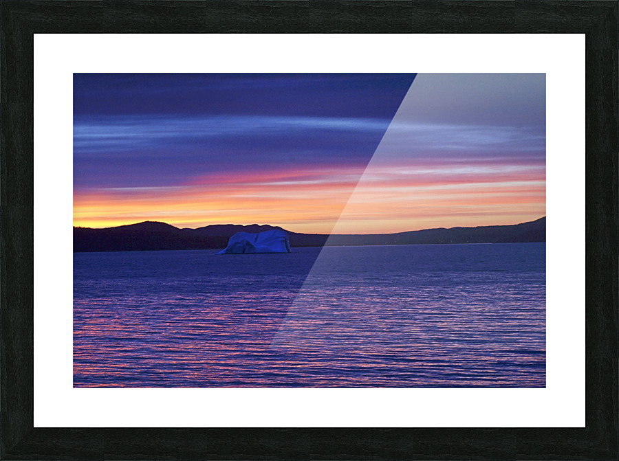 blue streak Picture Frame print