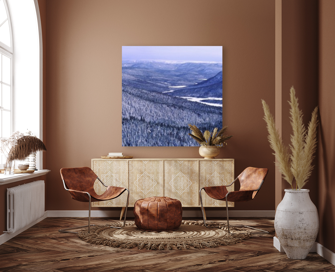 over the hills Reproduction