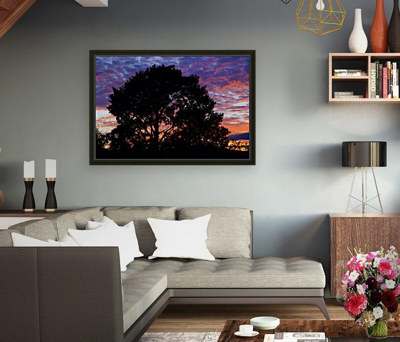 silhouetted aspen Reproduction