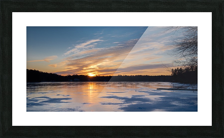 Long-Sought-For Pond 2 Picture Frame print