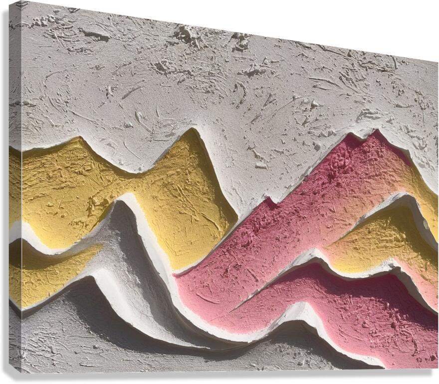 Abstract texture painting4 Canvas Print