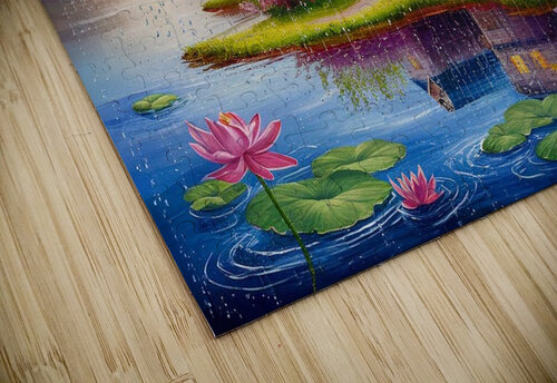 Tranquil lakeside scene2 NorShop puzzle