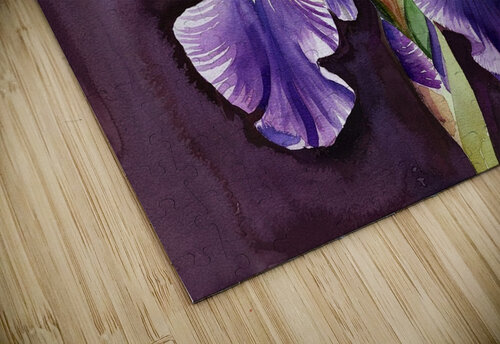 A purple iris  NorShop puzzle