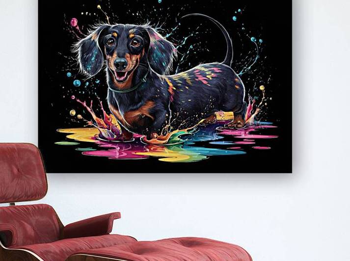 A charming raven colored dachshund4 by NorShop