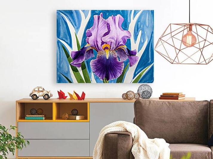  An iris flower3 by NorShop