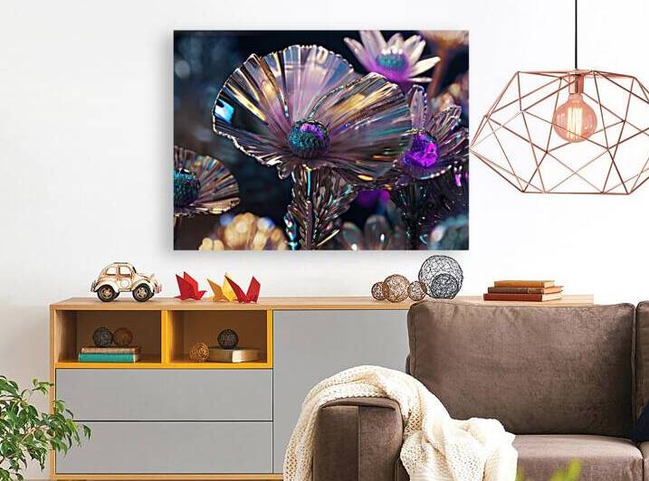 Iridescent flowers by NorShop