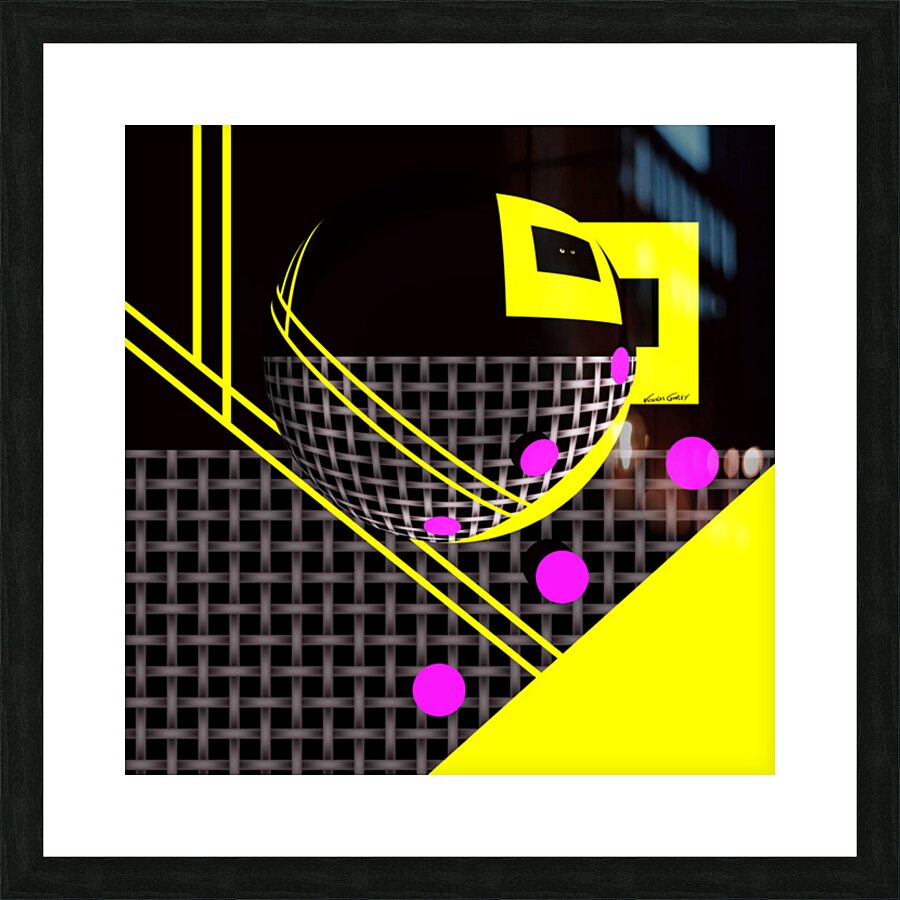 Quadratum Cattus Picture Frame print
