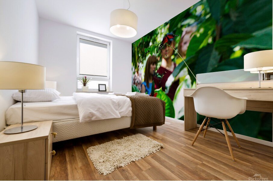 TX butterflues Mural print