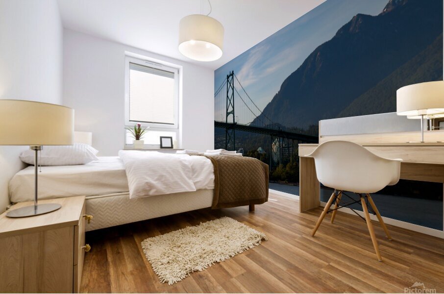 lions gate bridge Mural print