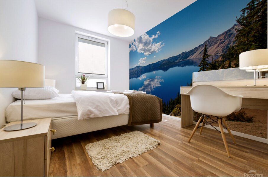 crater lake a reflection  Mural print