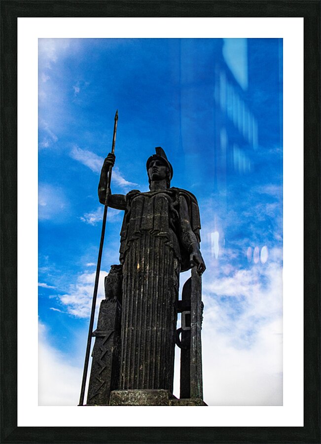 Minerva Statue  Picture Frame print