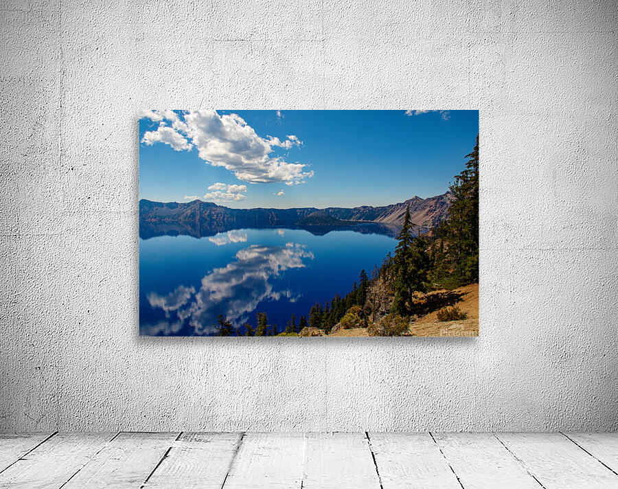 crater lake a reflection  Wall Preview