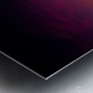 Sunset Over Farmland Metal print