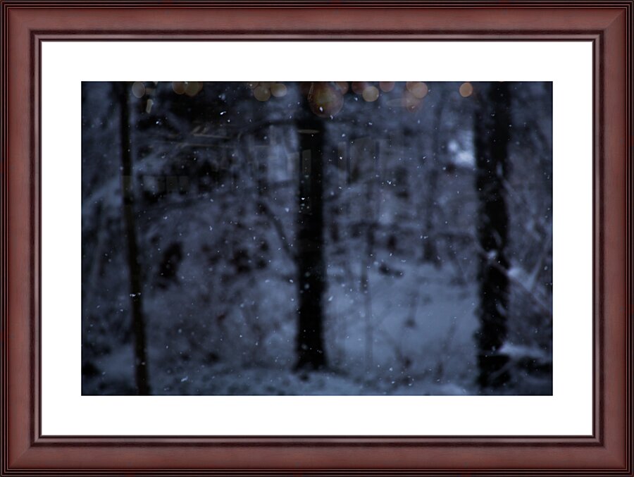 Quiet Snowfall Picture Frame print