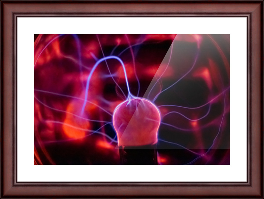 Electric Shock Picture Frame print
