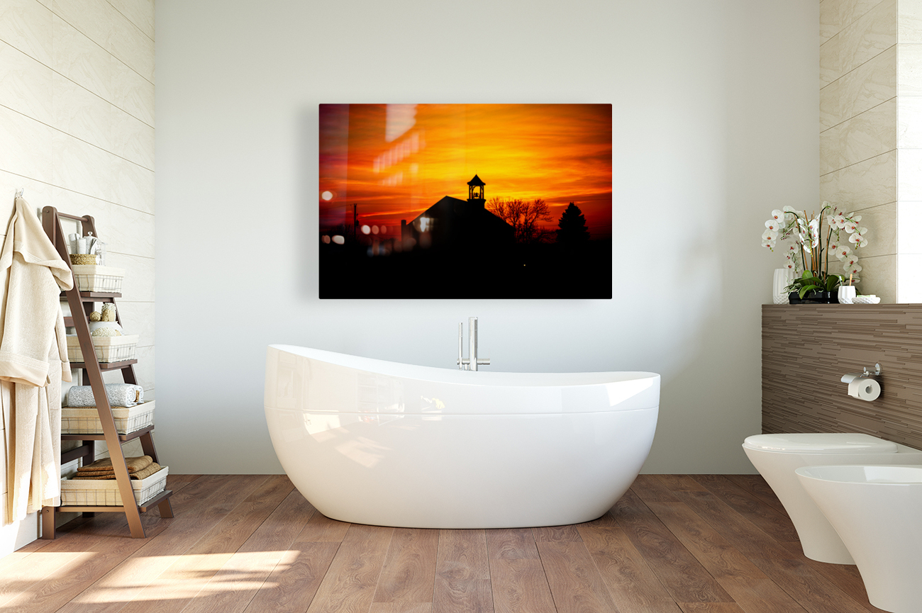 Sunset Church Reproduction