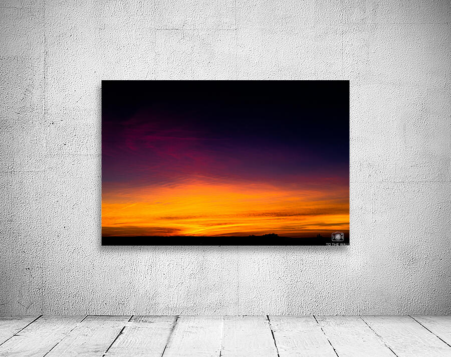 Sunset Over Farmland Wall Preview