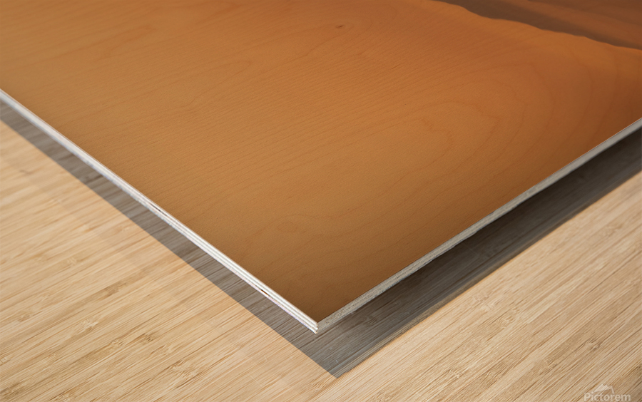 Sunset from the Sky Wood print