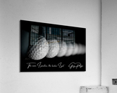 Player Golf Quote Acrylic Print