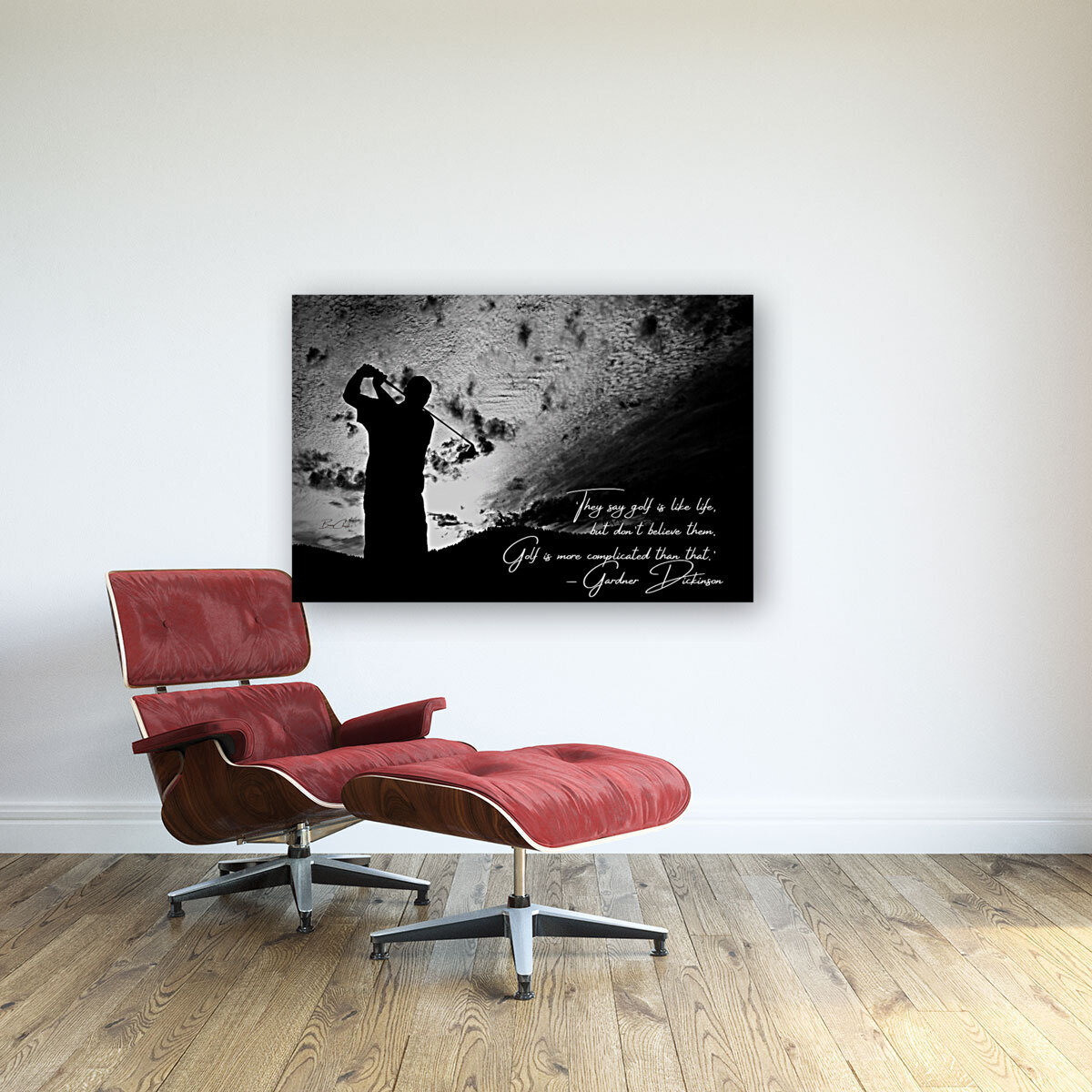 Dickinson Golf Quote Reproduction
