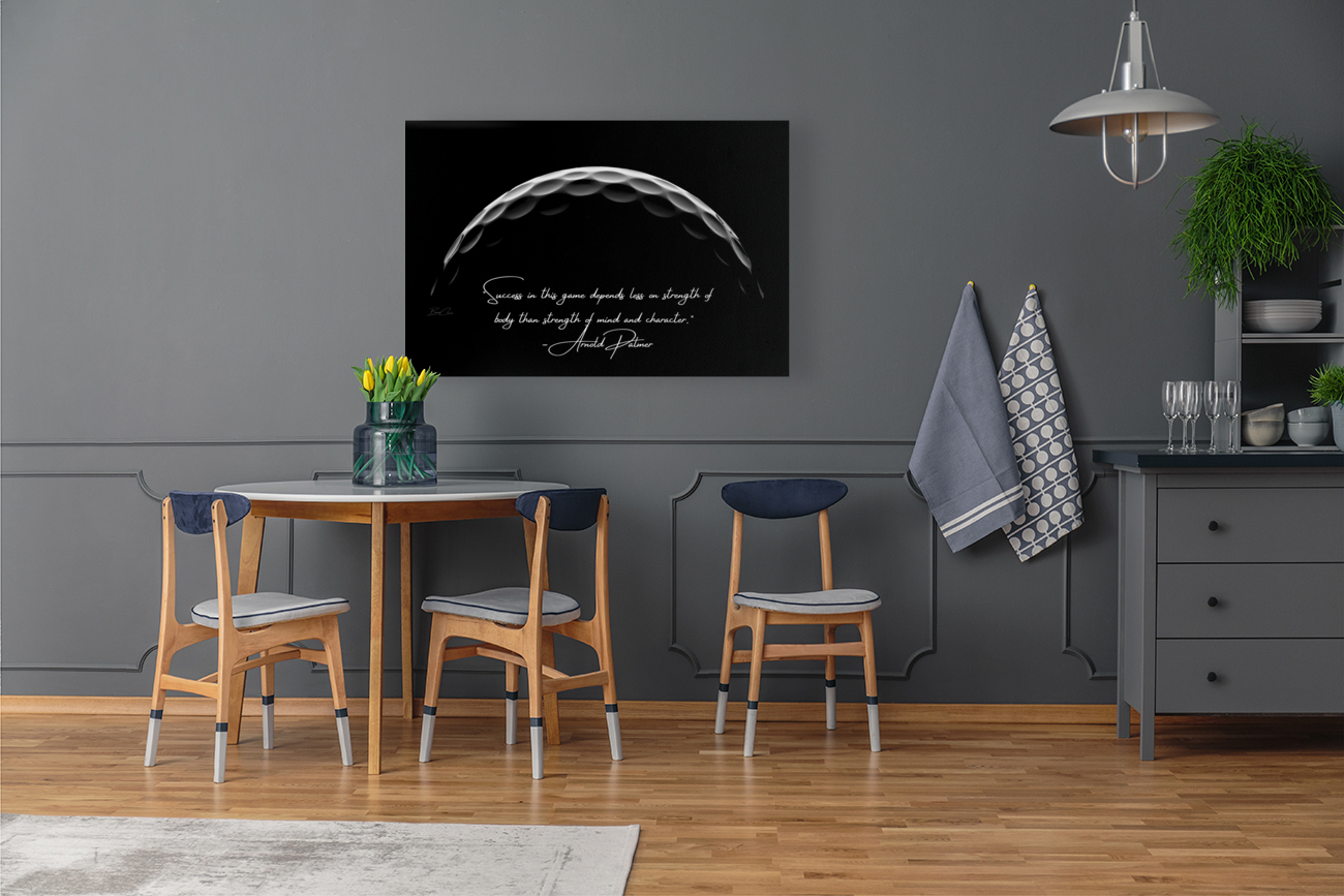 Palmer Character Golf Quote Reproduction