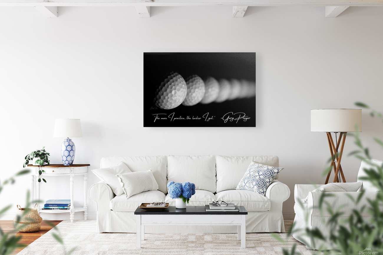 Player Golf Quote Reproduction