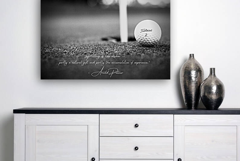 Palmer Golf Quote Reproduction