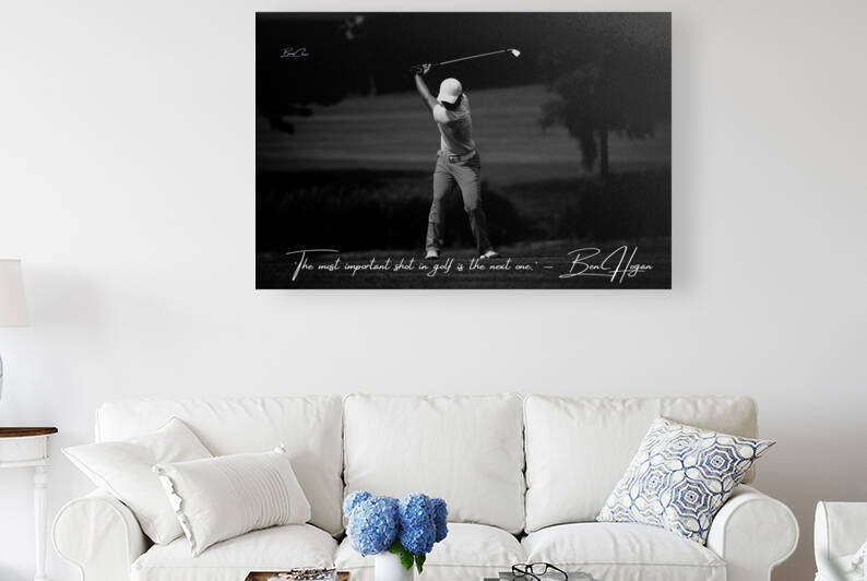Hogan Golf Quote Reproduction