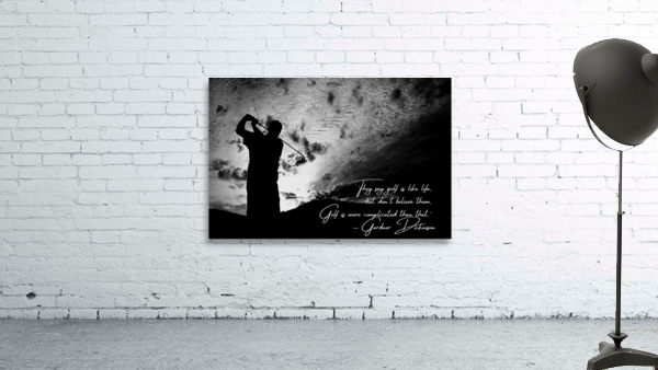 Dickinson Golf Quote Wall Preview