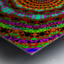 Mandala Magic Metal print