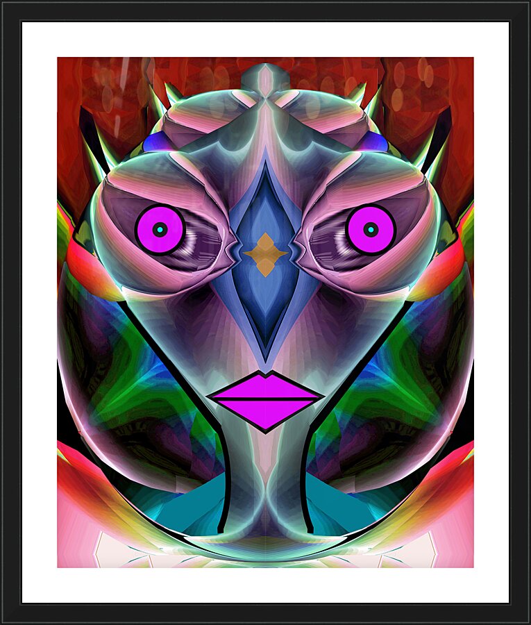 Miss Morpheus Picture Frame print