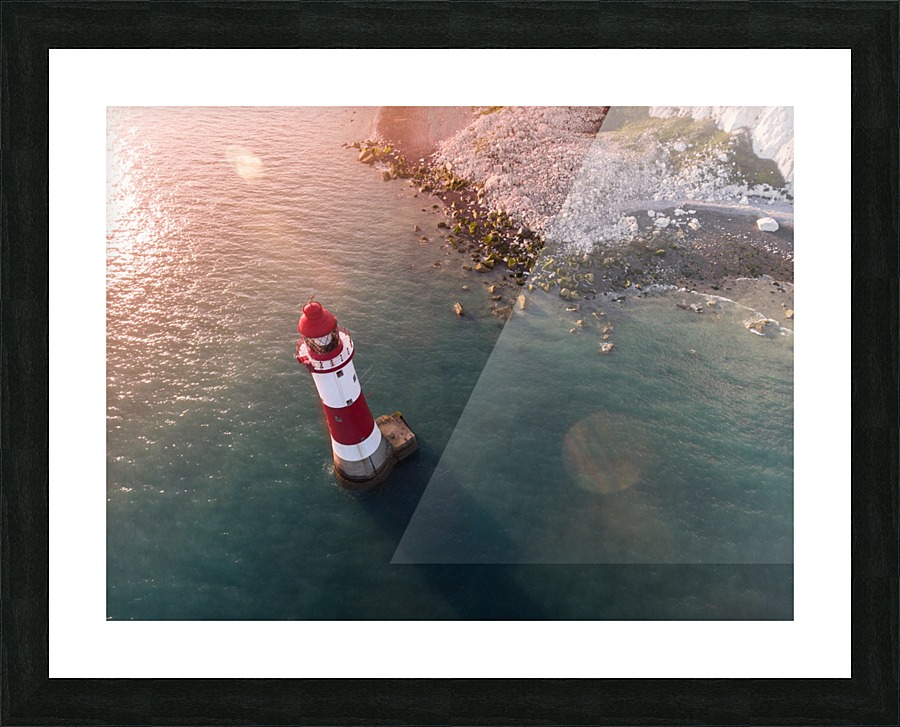 Silence - Lost LightHouse Picture Frame print