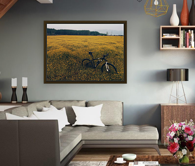 Bicycle in the Landscape Reproduction
