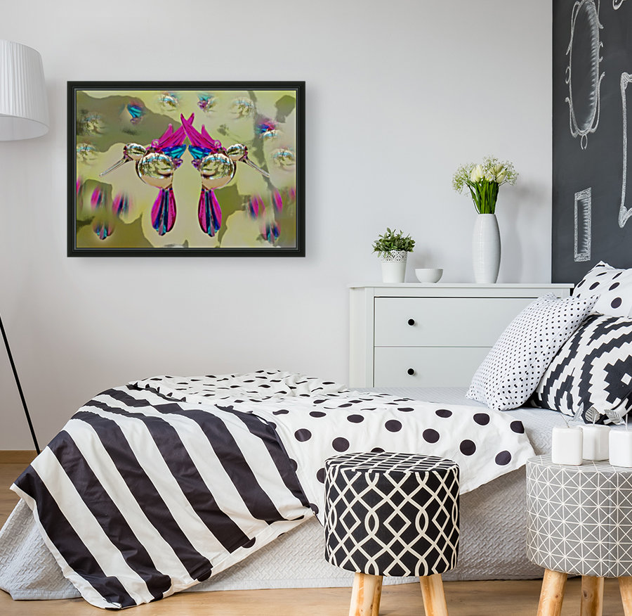 Glass Bird Mirror Image Reproduction