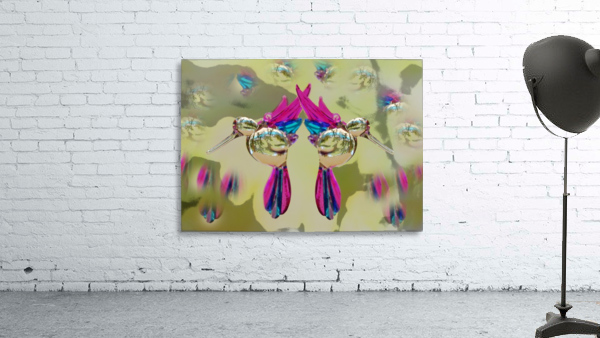 Glass Bird Mirror Image Wall Preview