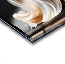 a luxurious and exquisite 3d rendering of a golde Acrylic print