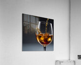 Default Closeup of a glass of Fine alcohol before Acrylic Print