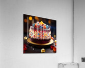 Default Professional photo of jelly cake with gem Acrylic Print