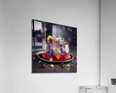 Default Professional photo of jelly cake with gem  Acrylic Print