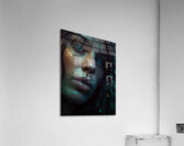 Default Abstract image of a womans face His featu Acrylic Print