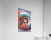 a mouth watering 3d render of a scrumptious donut Acrylic Print