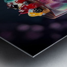 Default Professional photo of jelly cake with gem  Metal print