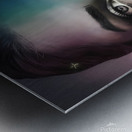 a captivating abstract photograph of a woman s fa Metal print