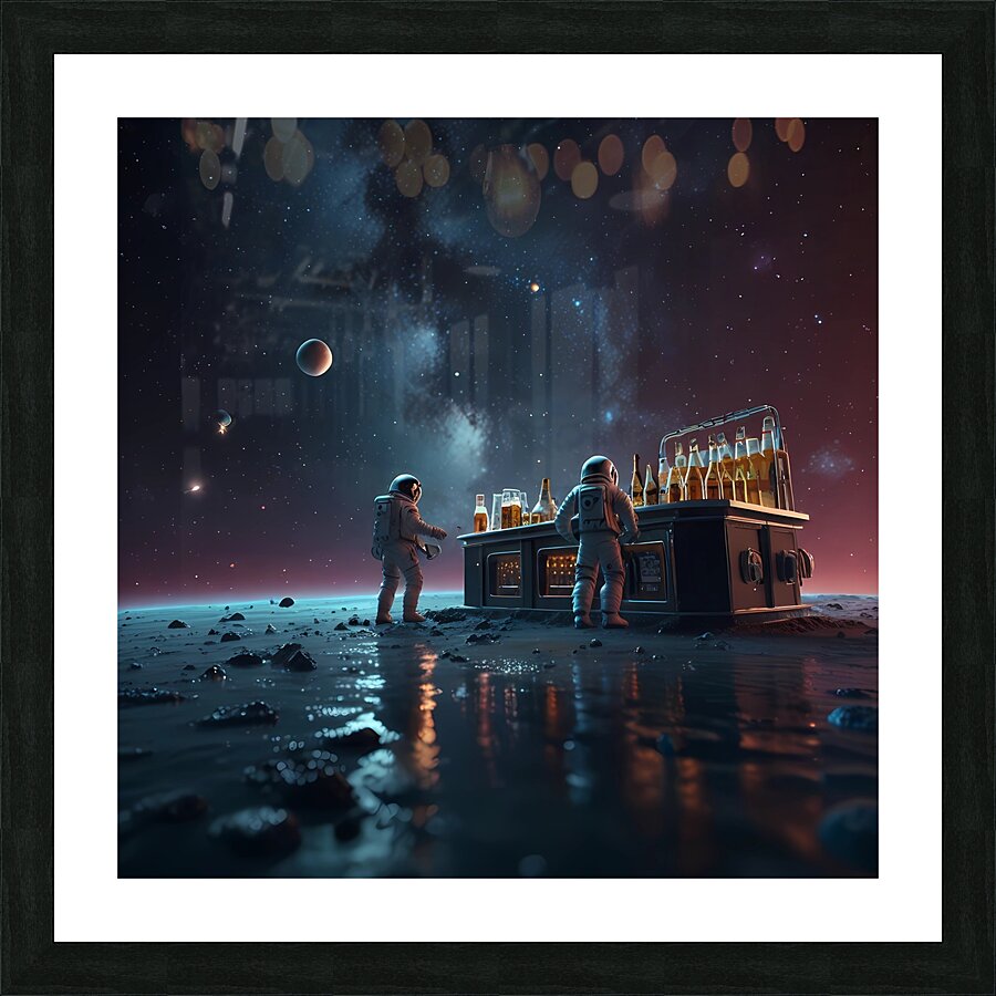 Art 3D color artificial 2 Picture Frame print