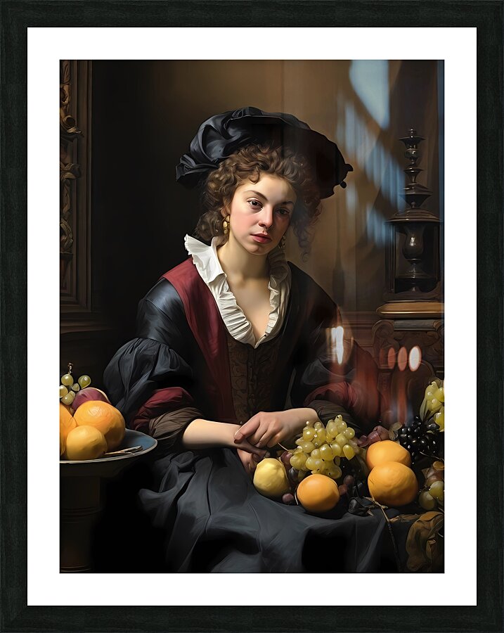 Default CaravaggioTintorettoVermeerWillem KalfRem 1714833971.1357 Picture Frame print