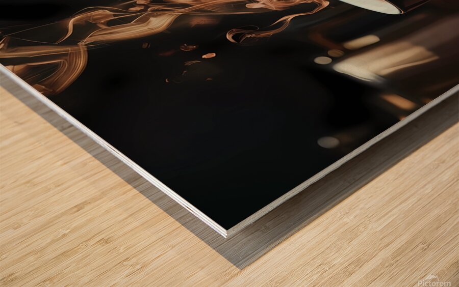 a coffee cup engraved with pure gold professional 1715614460.3302 Wood print