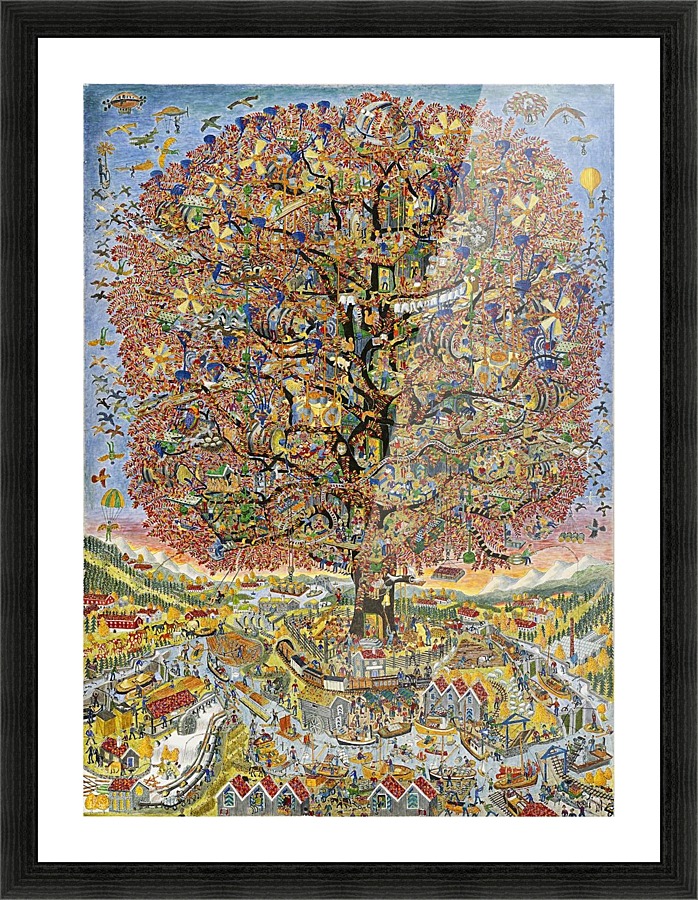 Treet - The tree Picture Frame print