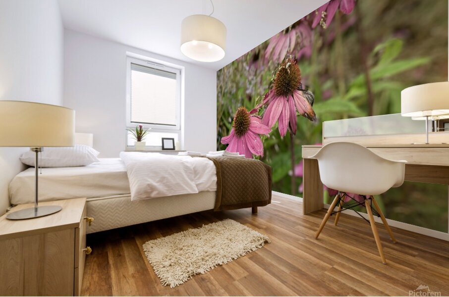 Sleepy Flowers Mural print
